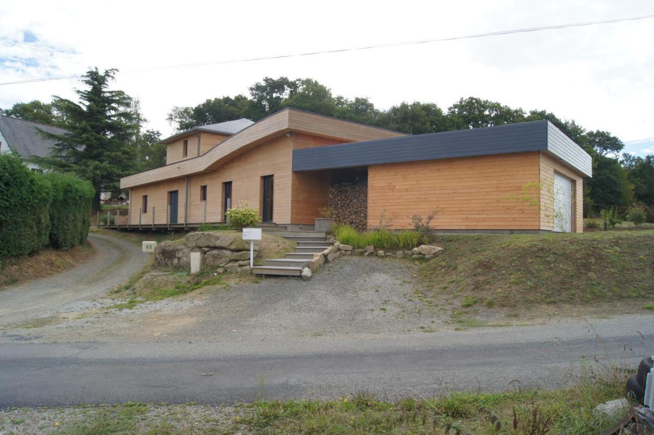 Maison En Ossature Bois Plaintel Bagian luar foto
